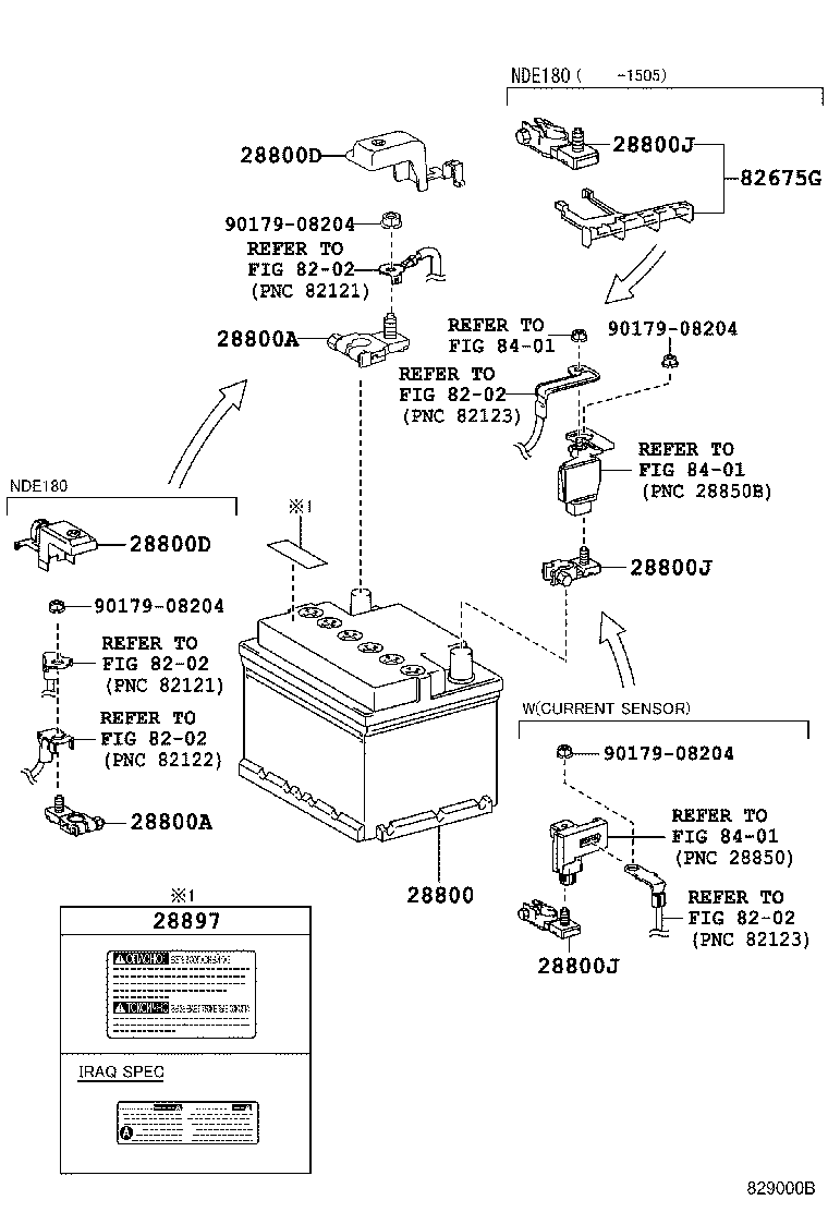 28897-36030 PLATE, BATTERY CAUTION product image