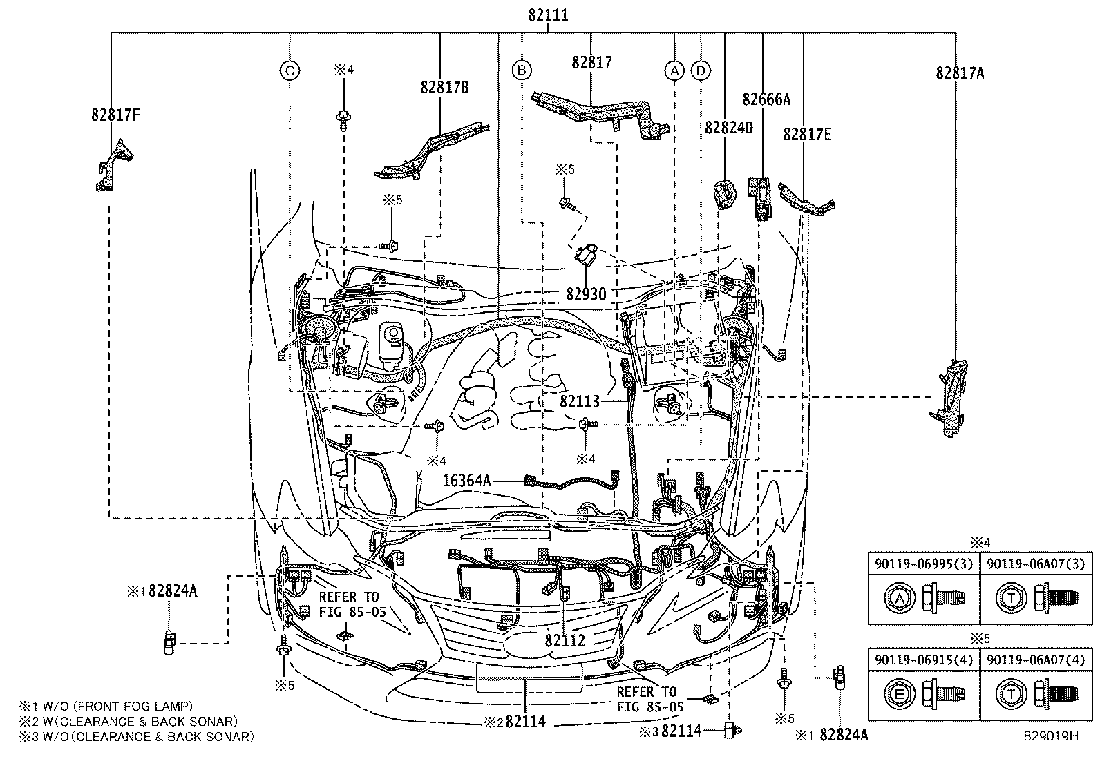 82142-53170 WIRE, INSTRUMENT PANEL, NO.2 product image