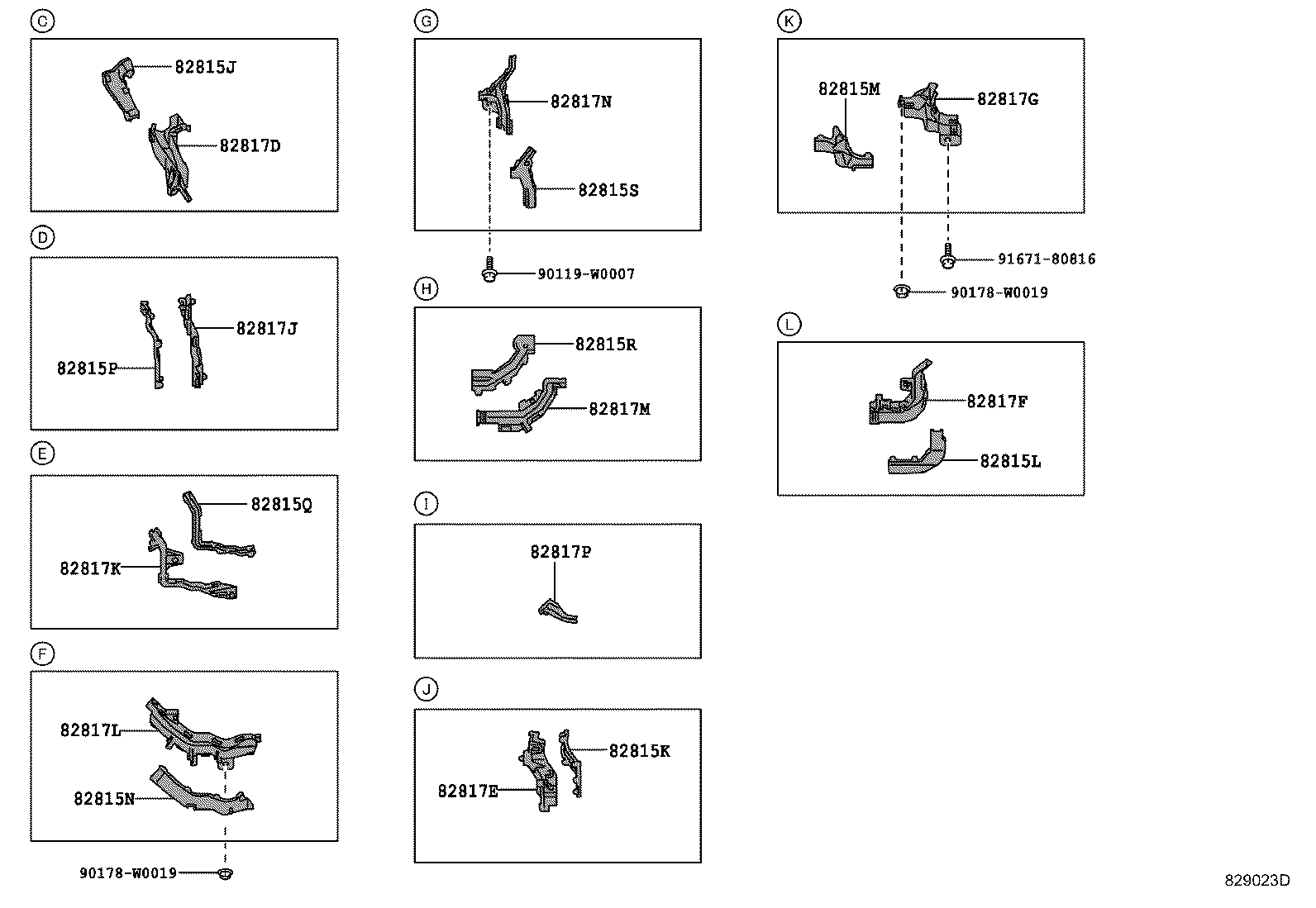 82712-28440 SUPPORT, WIRING HARNESS product image