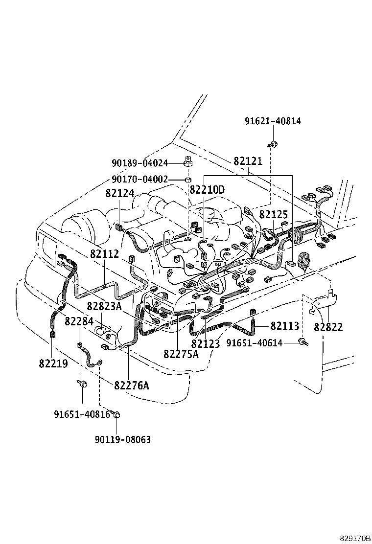 82113-60030 WIRE, ENGINE ROOM, NO.3 product image