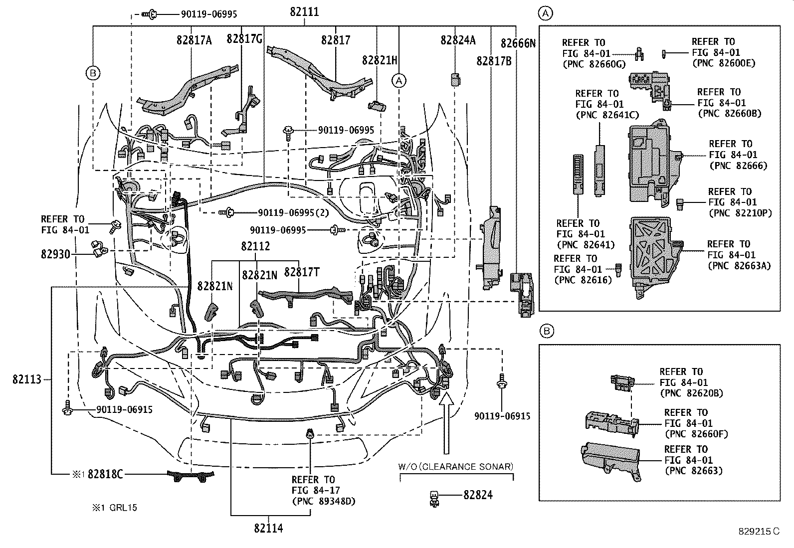 82151-30D00 WIRE, FRONT DOOR, RH product image