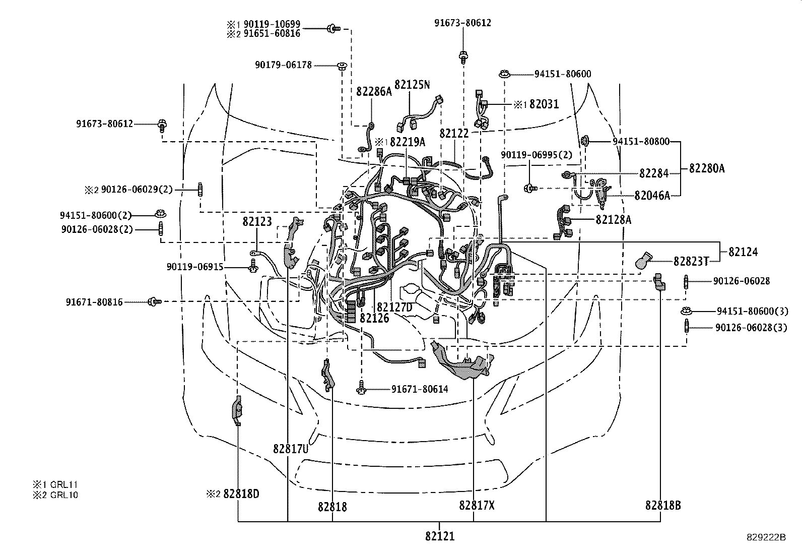 82151-30D10 WIRE, FRONT DOOR, RH product image