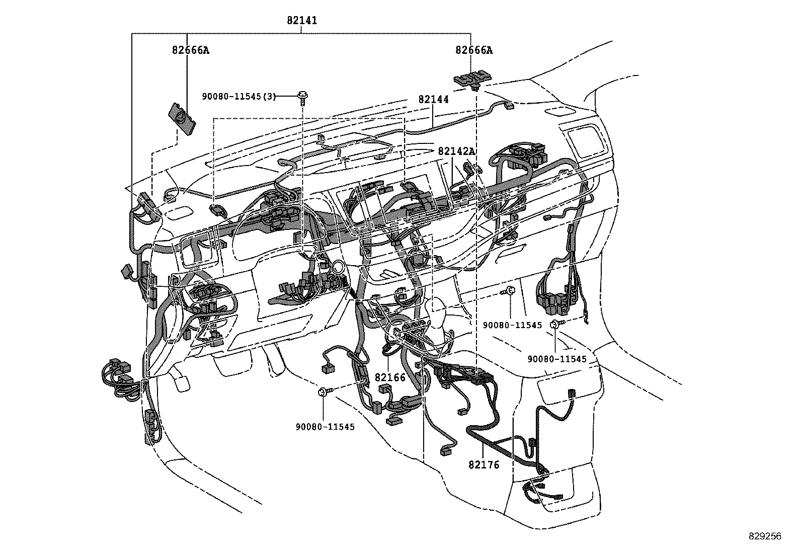 82127-08021 WIRE, ENGINE, NO.7 product image