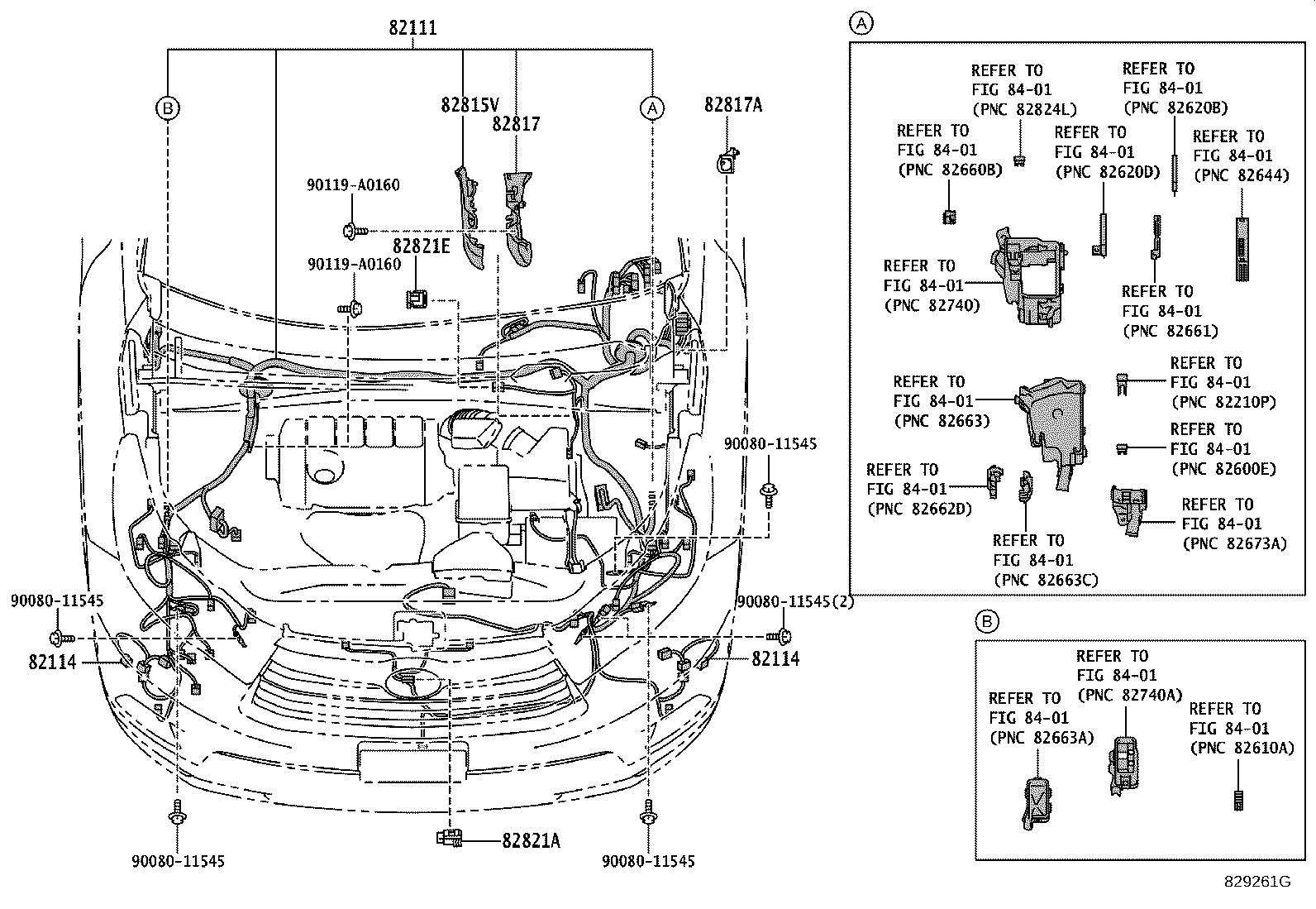 Toyota 82161-0ED80 WIRE, FLOOR