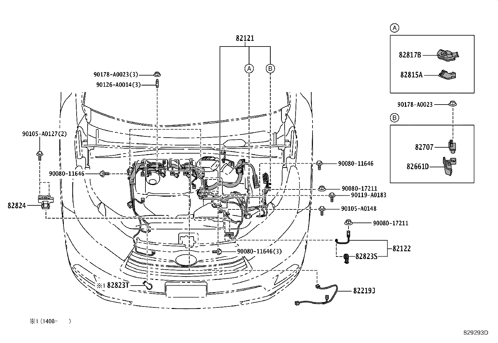 82127-08021 WIRE, ENGINE, NO.7 product image
