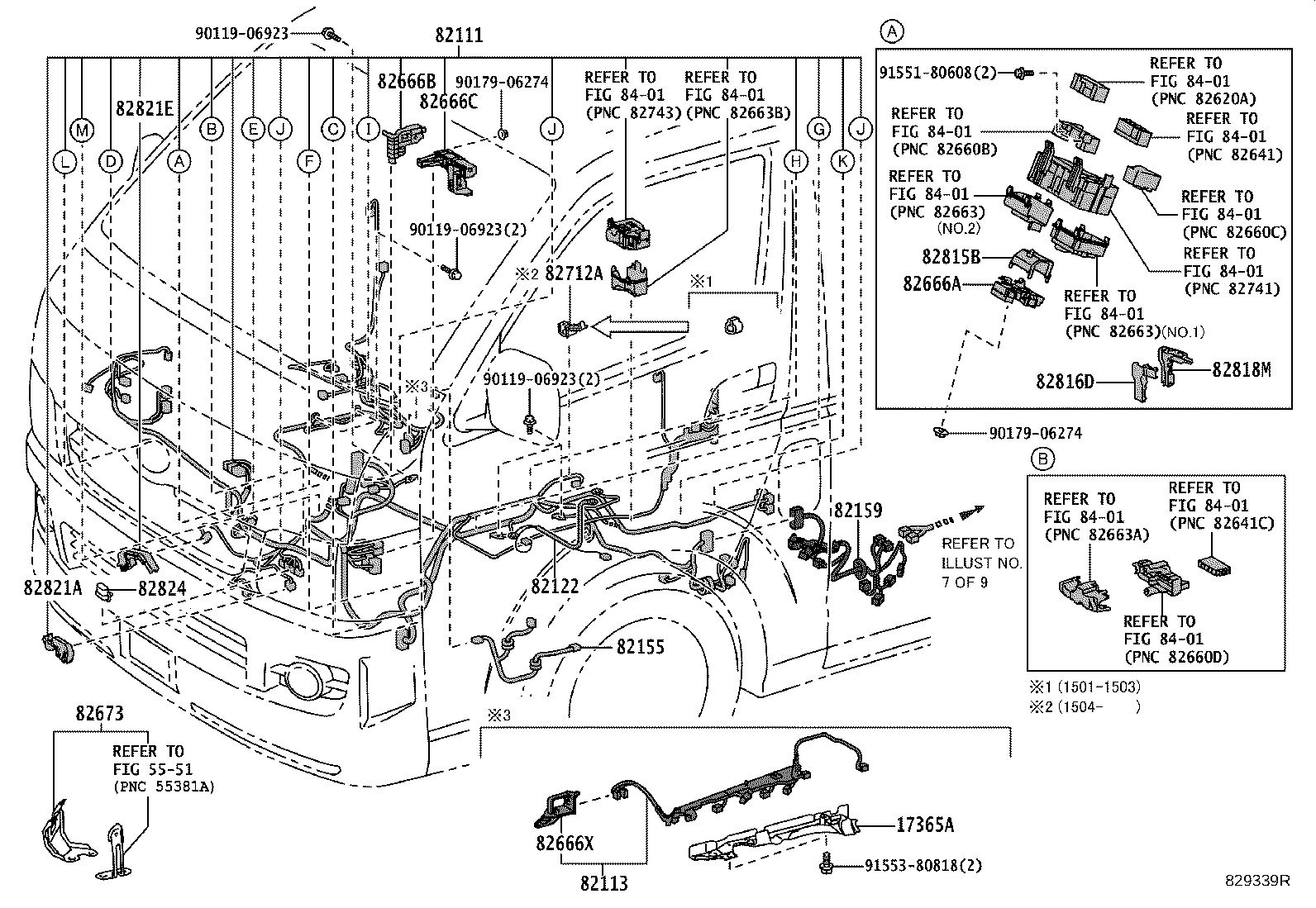 82020-V3142 HARNESS ASSY, WIRING COWL TO HEADLAMP product image