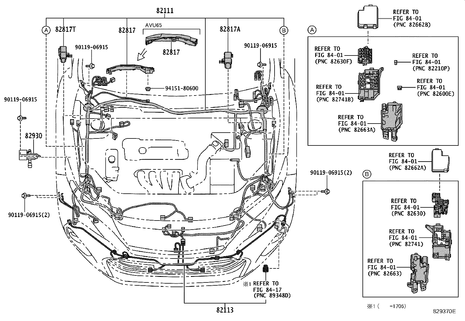 82142-48G80 WIRE, INSTRUMENT PANEL, NO.2 product image