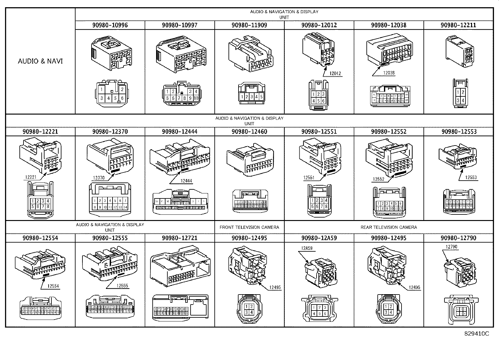 82122-60600 WIRE, ENGINE, NO.2 product image