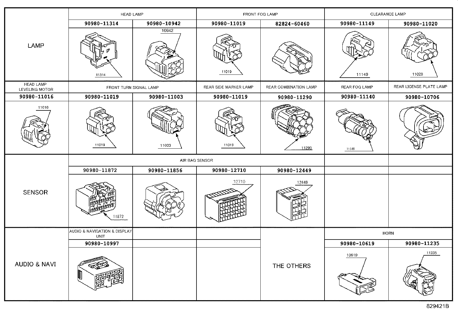 82712-37430 SUPPORT, WIRING HARNESS product image