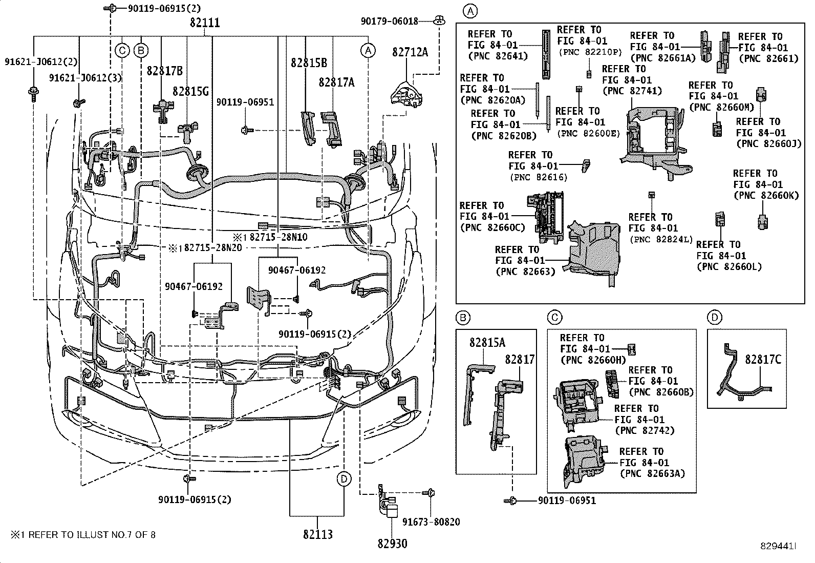 82817-28R00 PROTECTOR, WIRING HARNESS, NO.2 product image