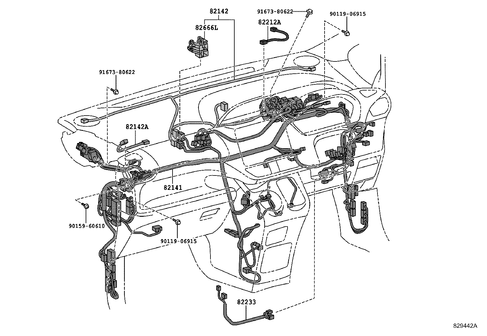 82817-28R00 PROTECTOR, WIRING HARNESS, NO.2 product image