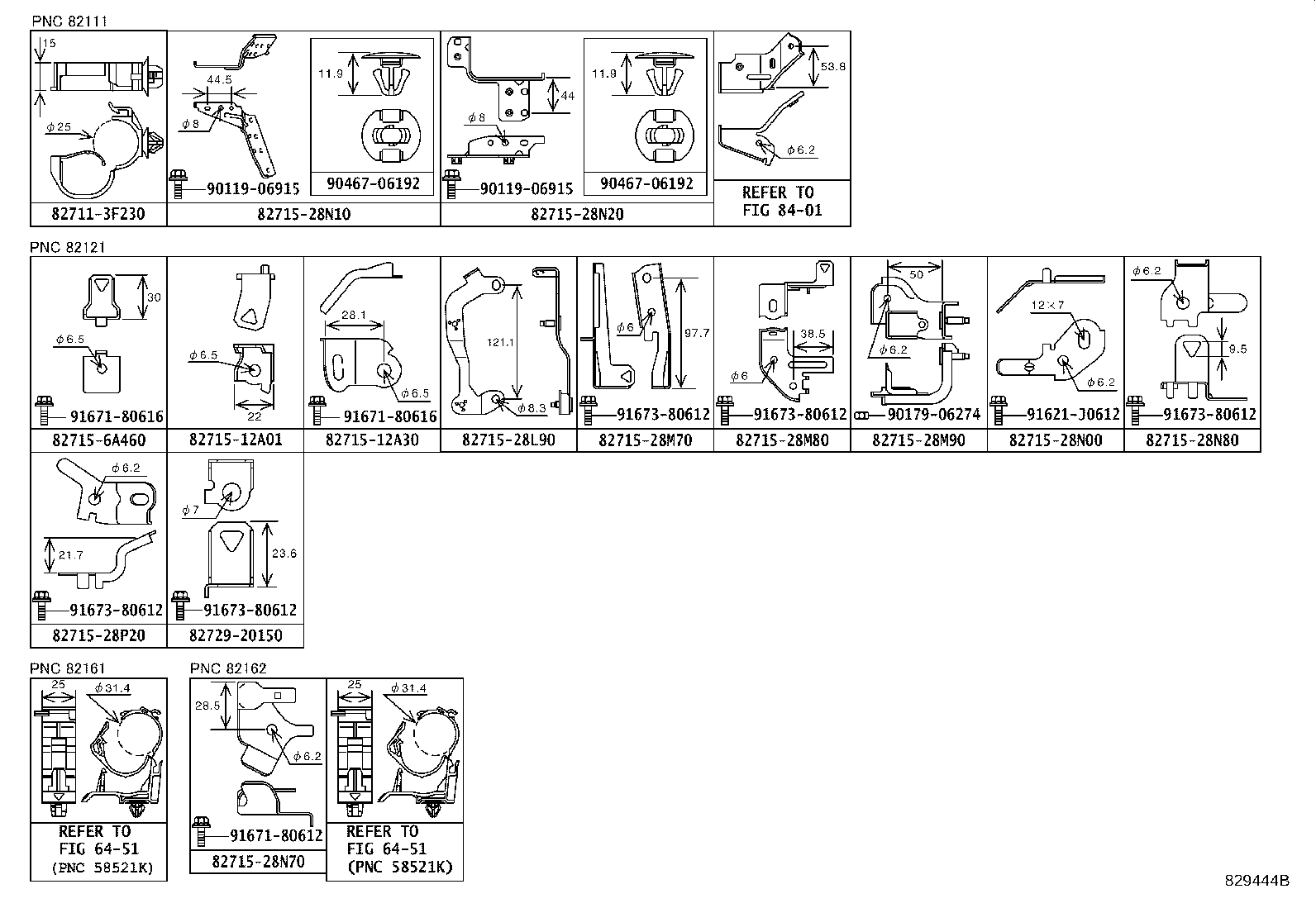 82817-28R00 PROTECTOR, WIRING HARNESS, NO.2 product image