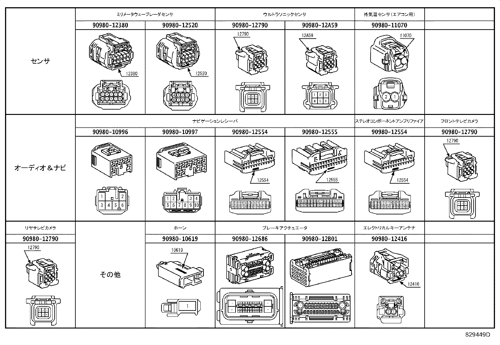 82142-48G80 WIRE, INSTRUMENT PANEL, NO.2 product image