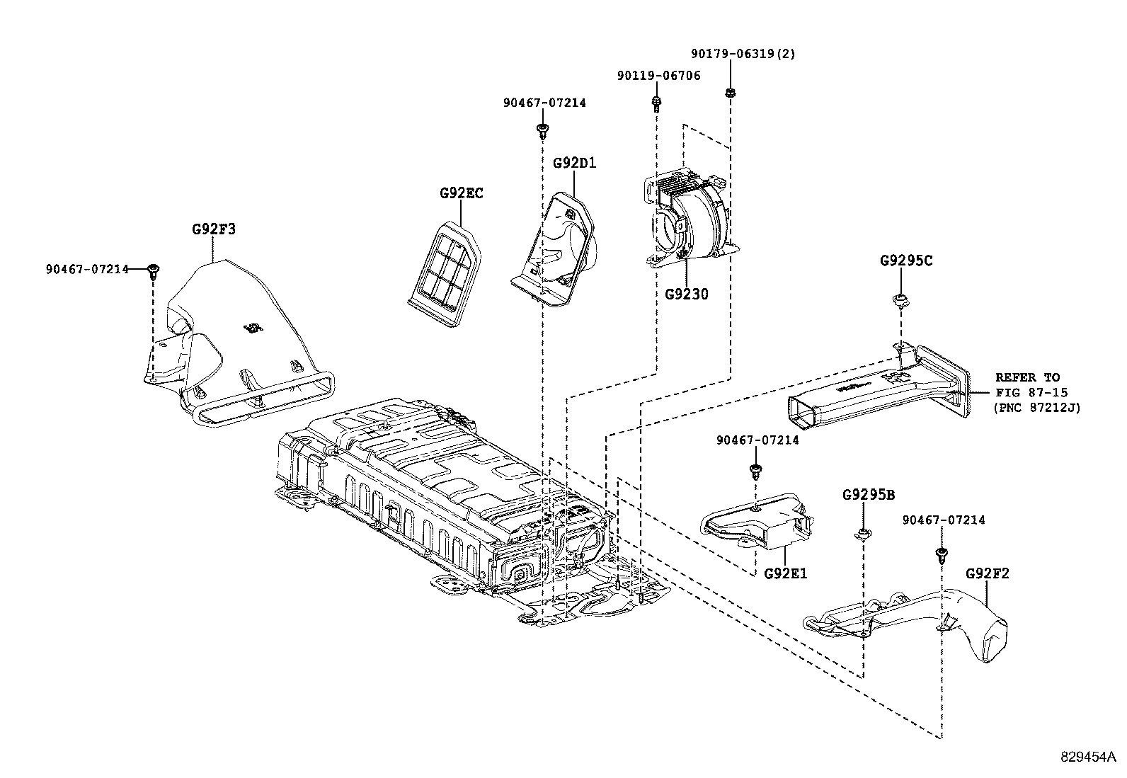 G920Q-28020 SHIELD SUB-ASSY, HYBRID BATTERY, NO.1 product image