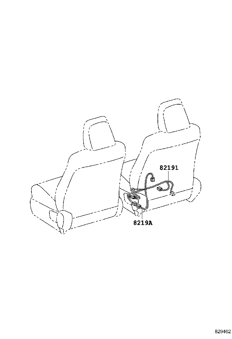 82142-02640 WIRE, INSTRUMENT PANEL, NO.2 product image