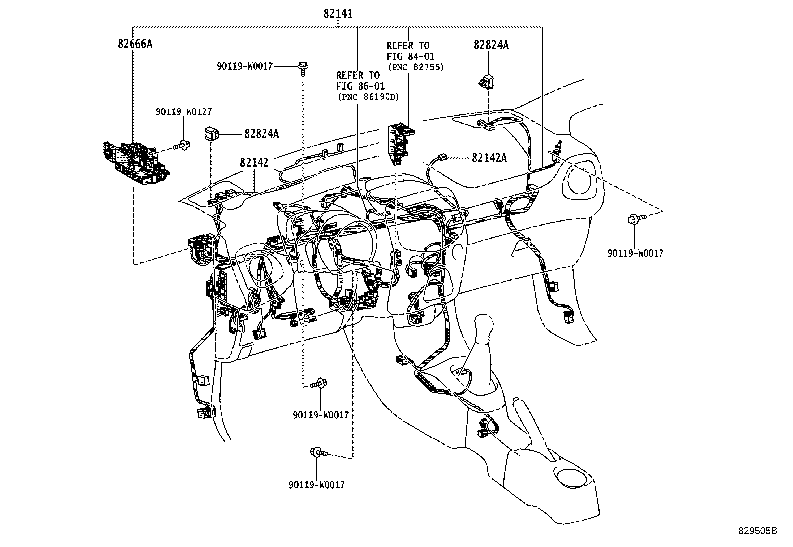 82121-0H461 WIRE, ENGINE product image