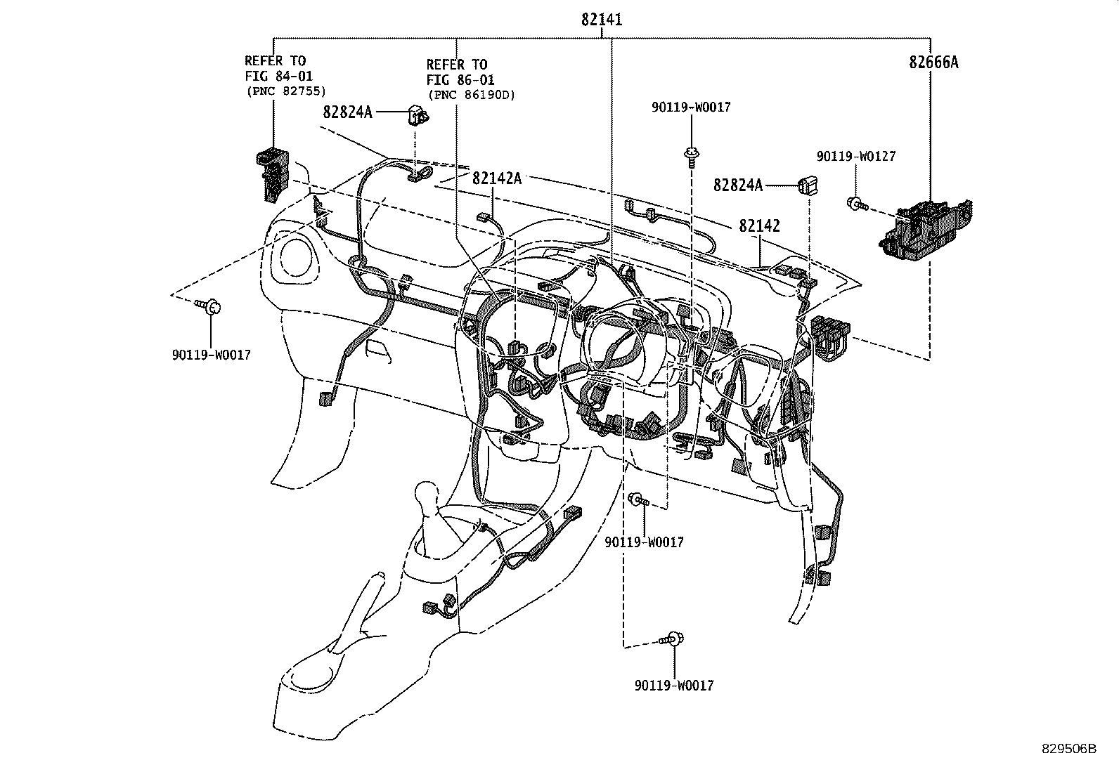 82121-0H461 WIRE, ENGINE product image