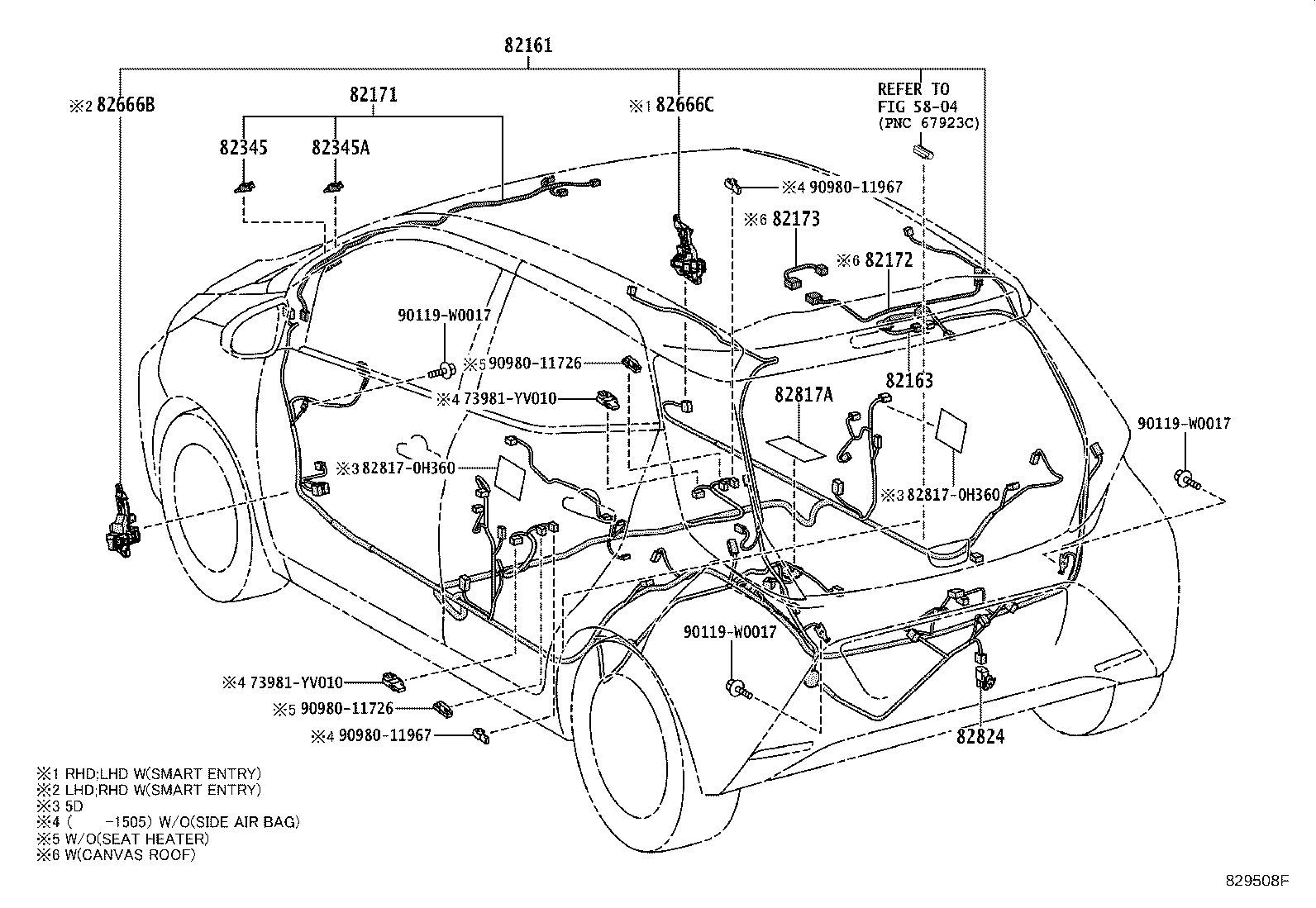 82121-0H461 WIRE, ENGINE product image