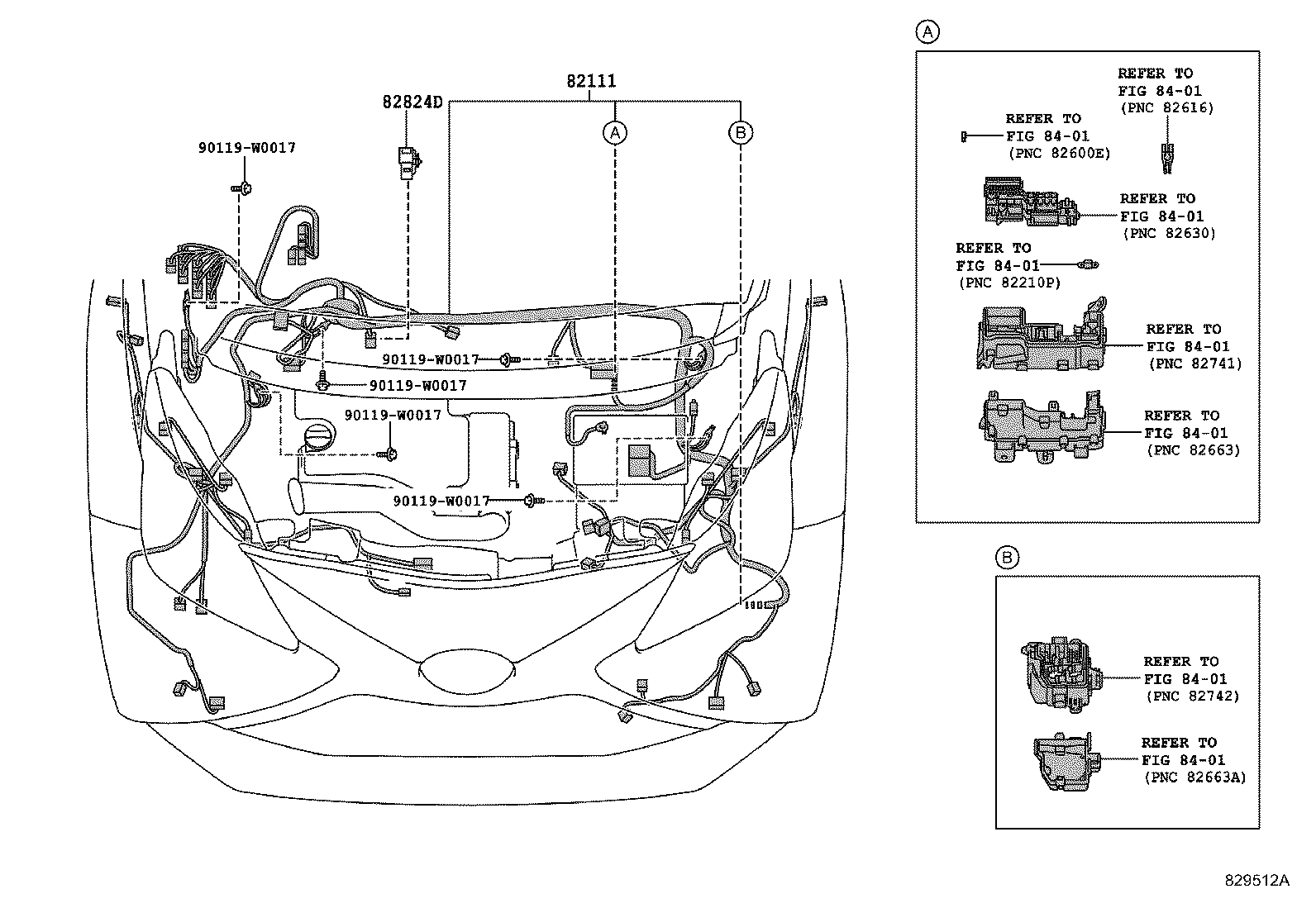 82121-0H461 WIRE, ENGINE product image