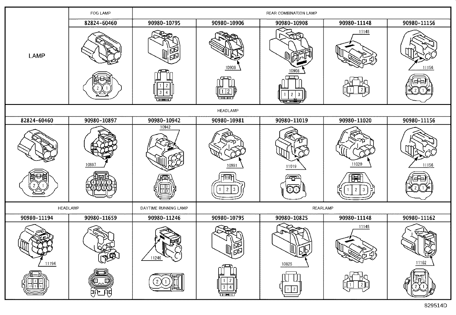 82142-02640 WIRE, INSTRUMENT PANEL, NO.2 product image