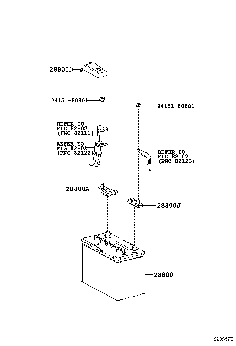 28899-0M030 INSULATOR, BATTERY product image