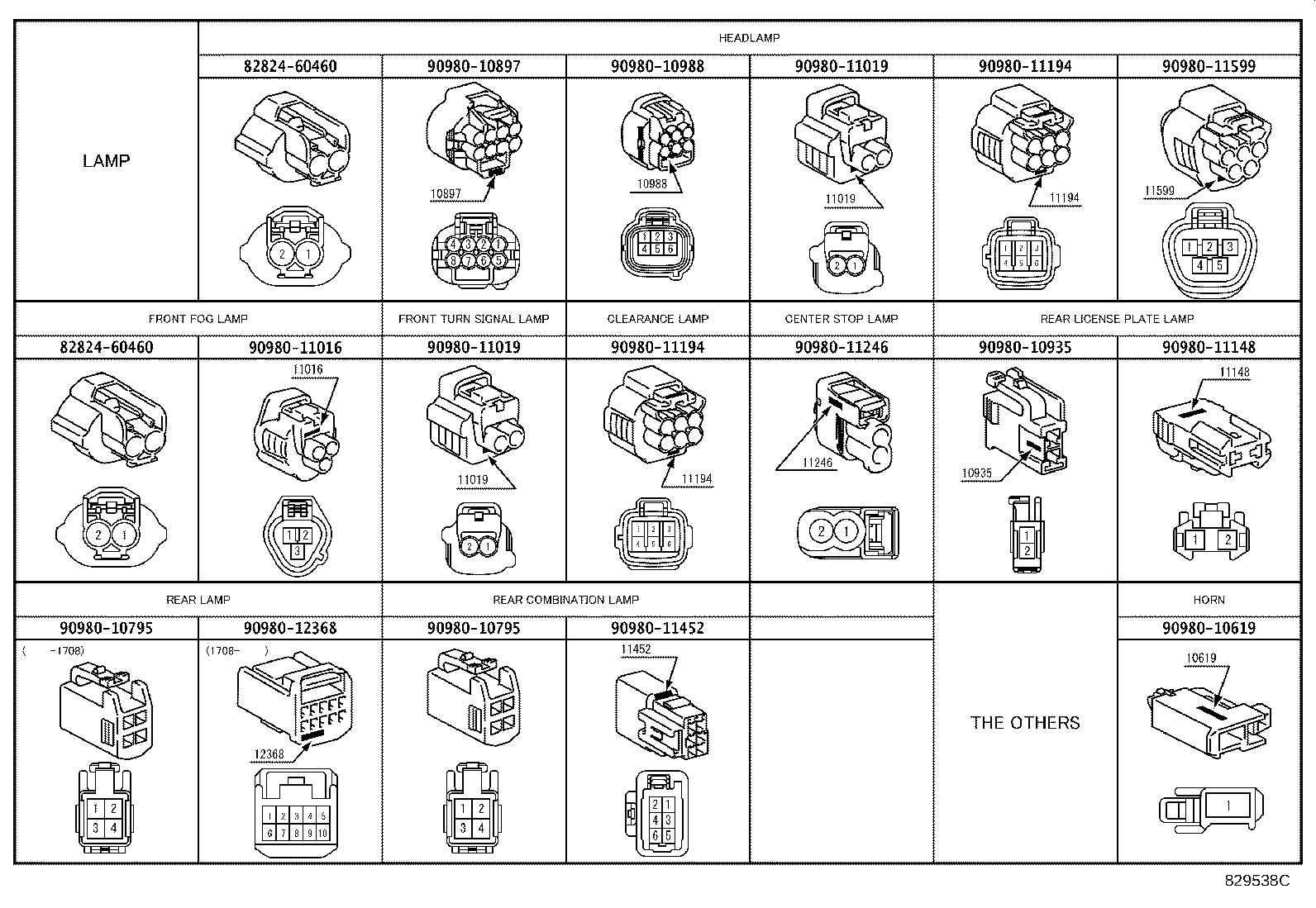 82142-76680 WIRE, INSTRUMENT PANEL, NO.2 product image