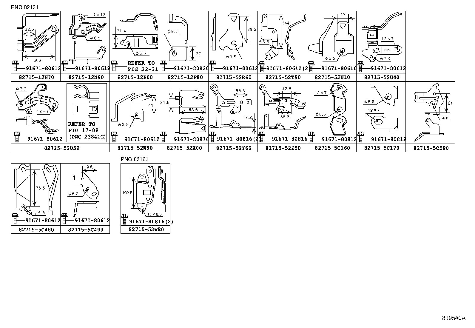82167-52010 WIRE, SEAT, NO.1 product image