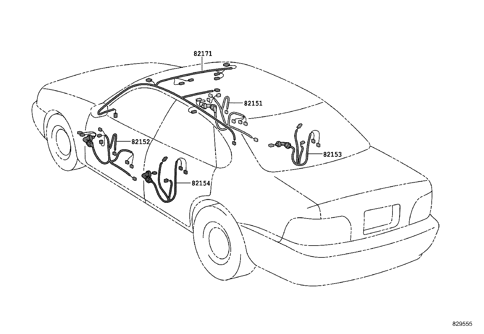 82121-07030 WIRE, ENGINE product image