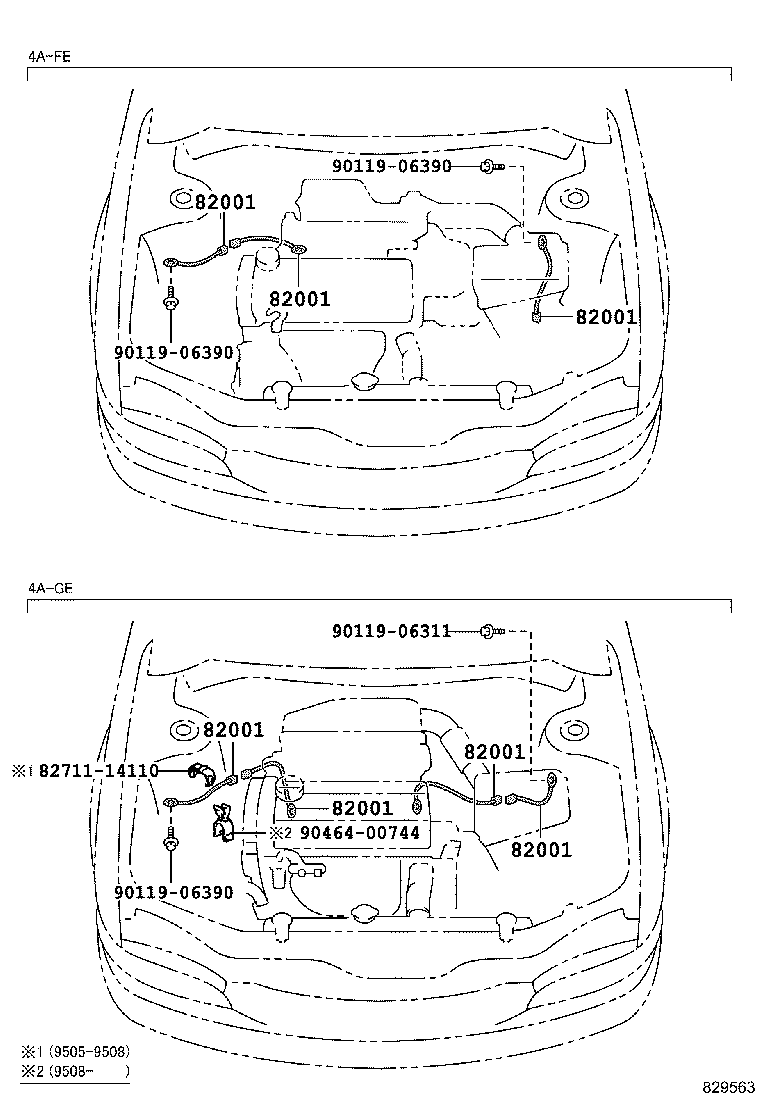 82121-1N511 WIRE, ENGINE product image