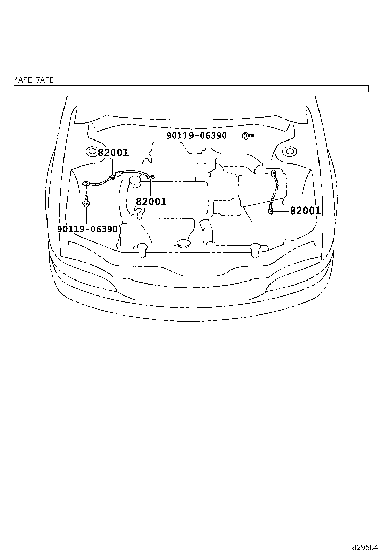 82121-1N670 WIRE, ENGINE product image