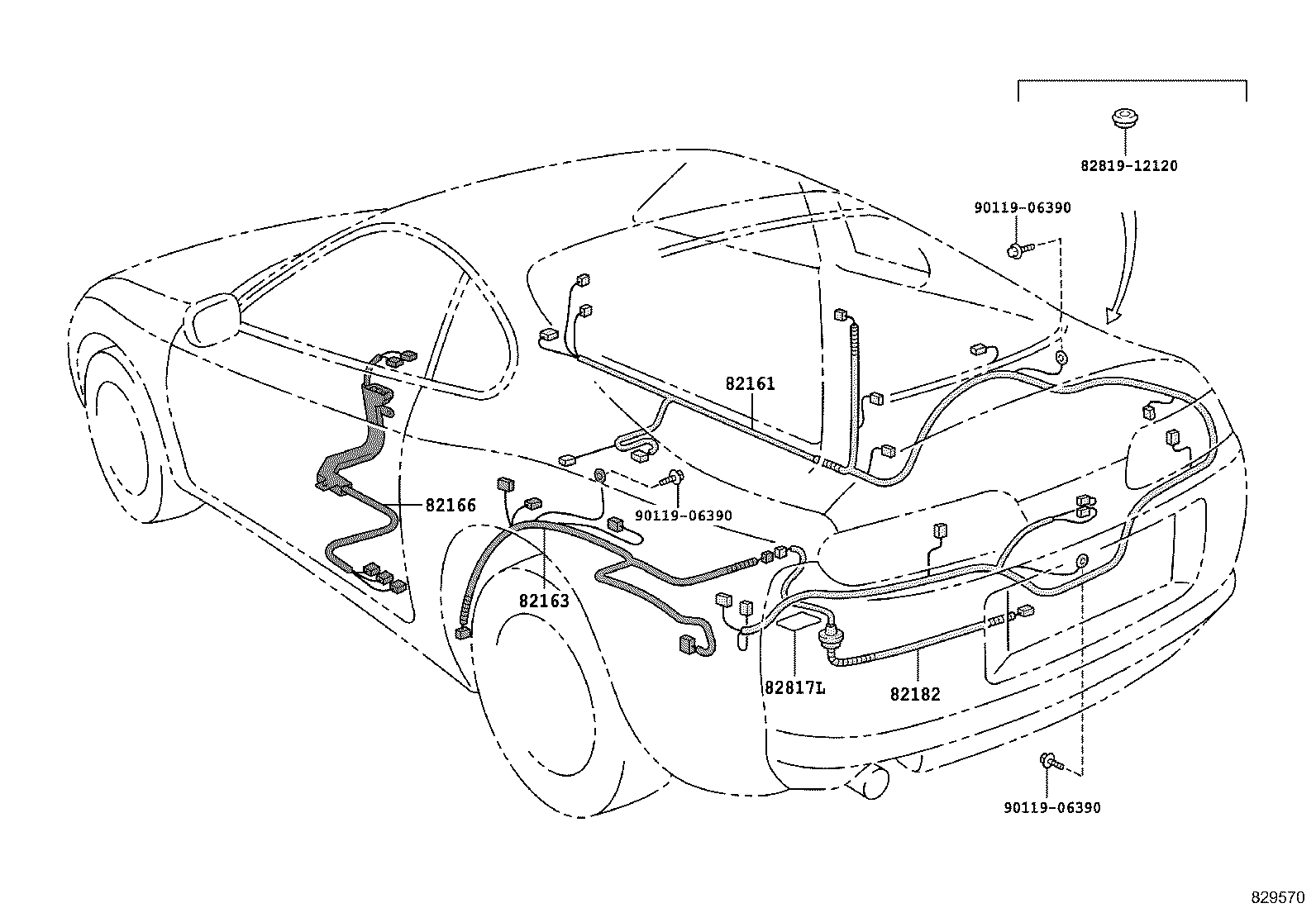 82121-14811 WIRE, ENGINE product image