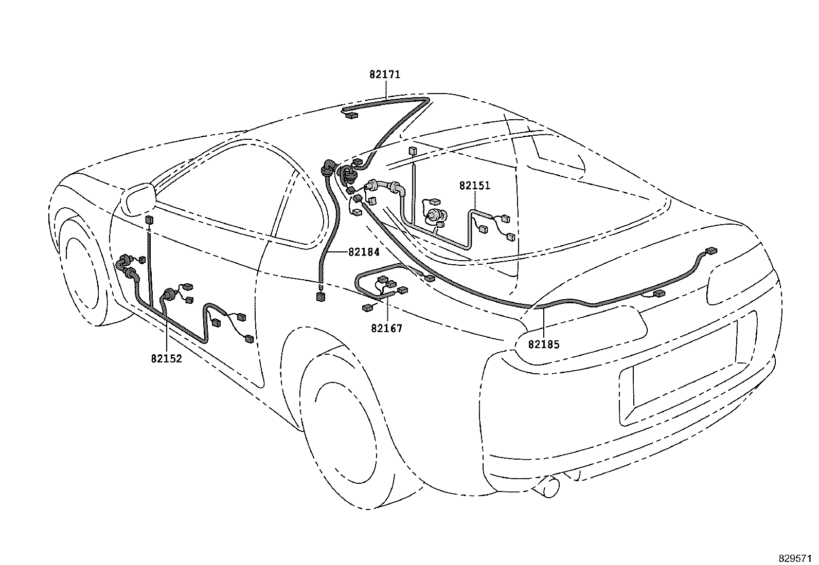 82121-14811 WIRE, ENGINE product image