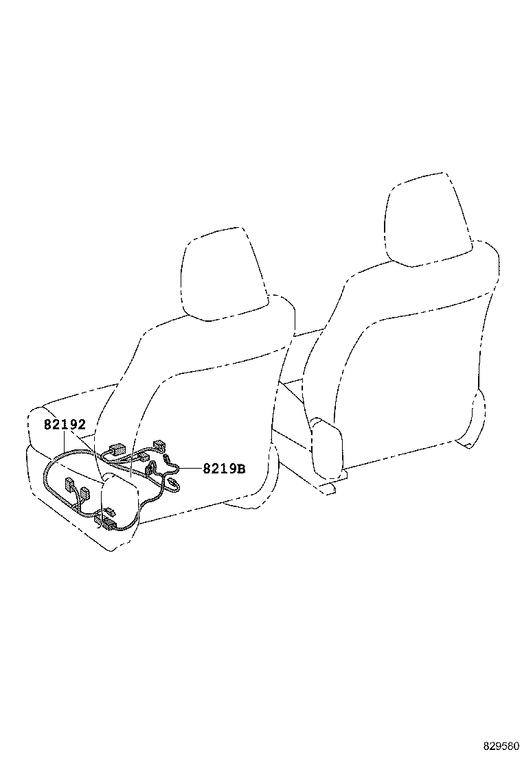 82046-02020 WIRE SUB-ASSY, BODY GROUND, NO.1 product image