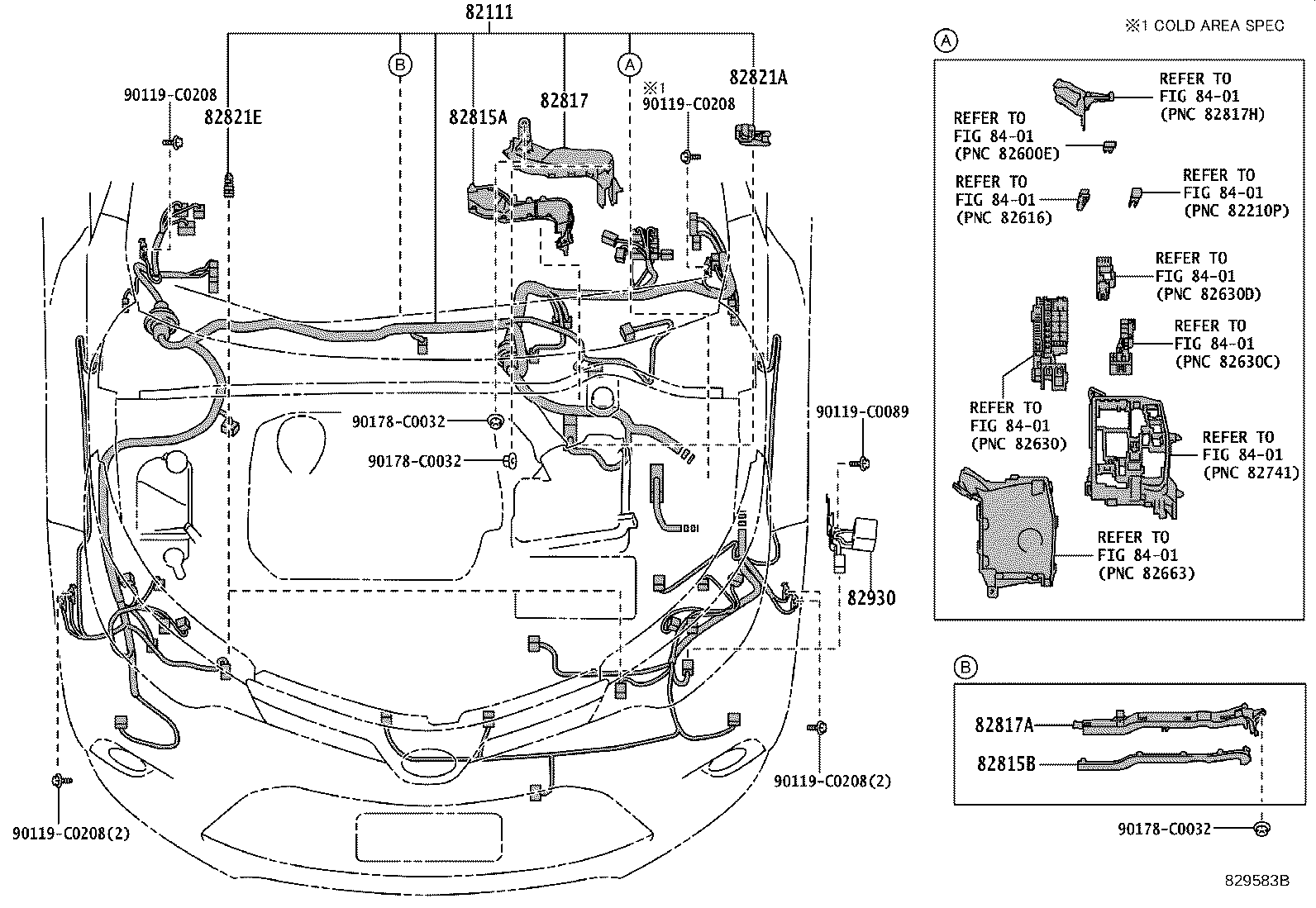 82046-02020 WIRE SUB-ASSY, BODY GROUND, NO.1 product image