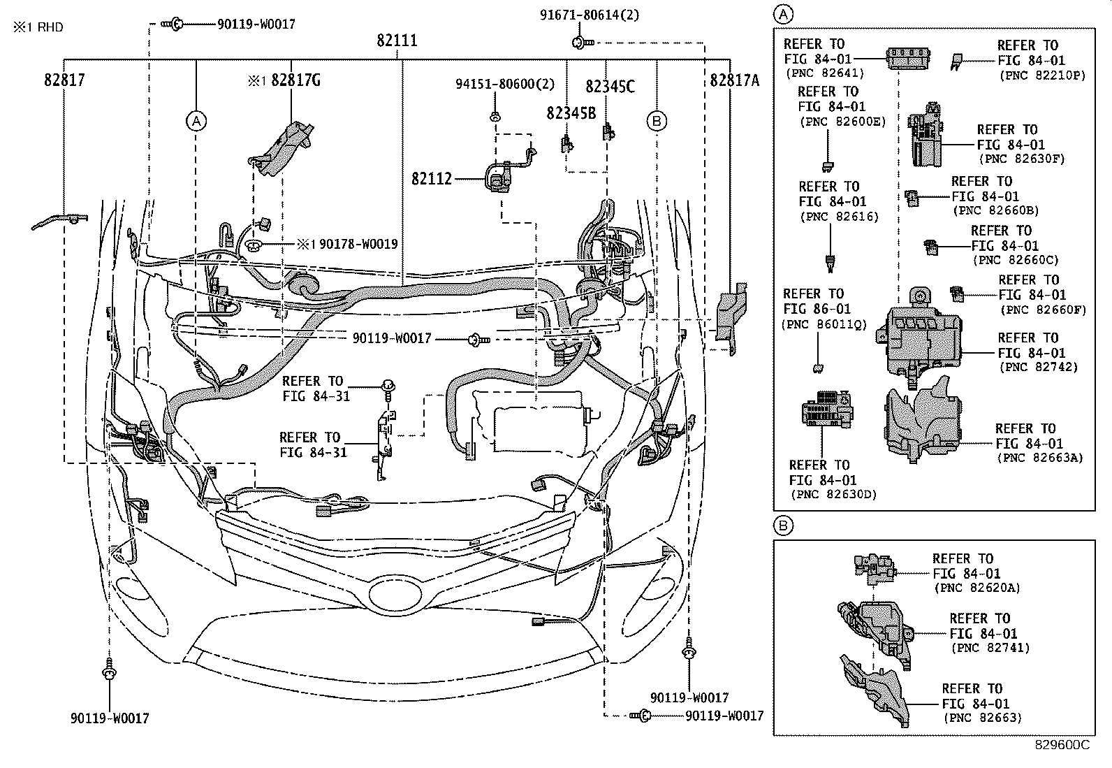 82121-0DN30 WIRE, ENGINE product image