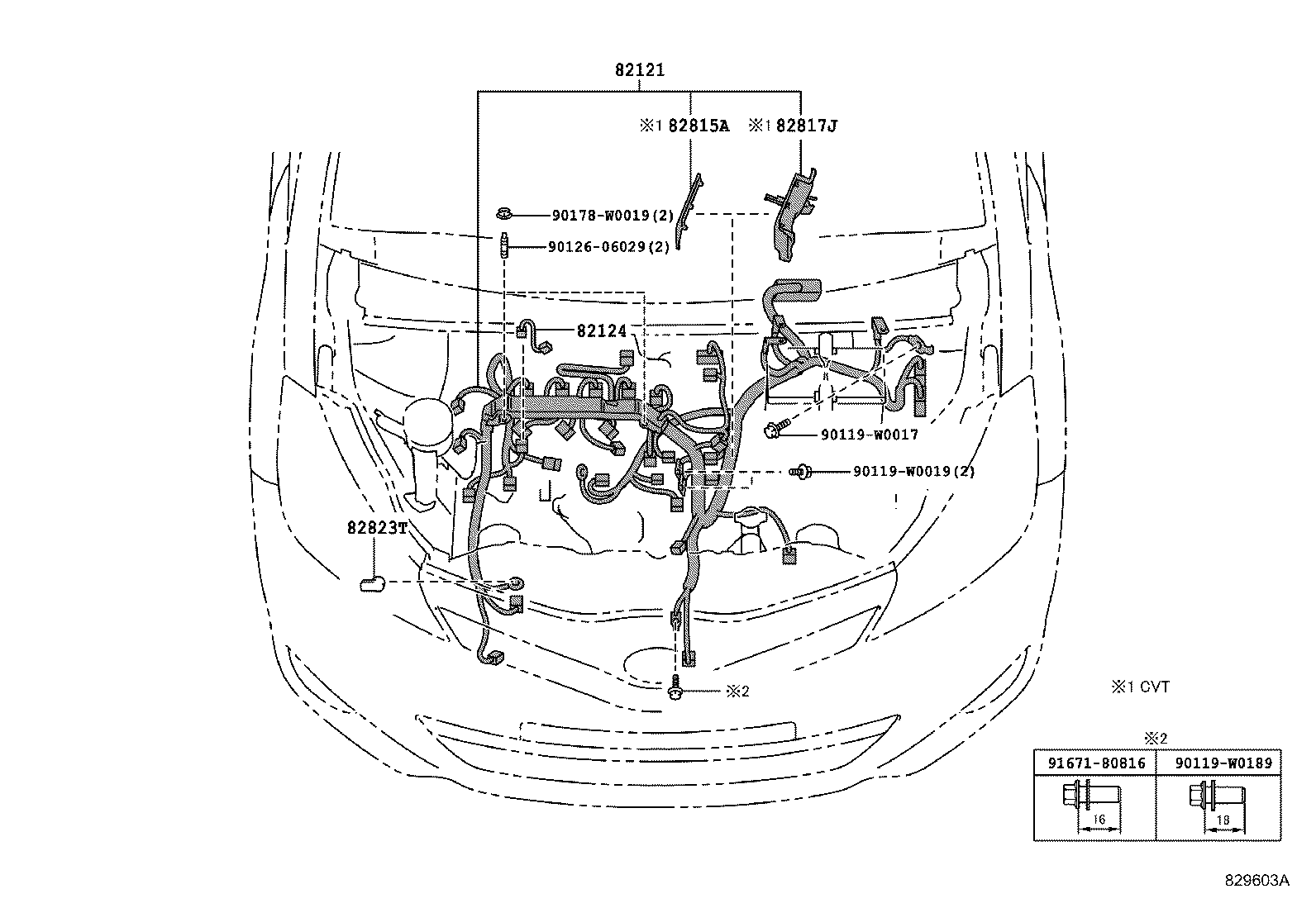 82121-0DN30 WIRE, ENGINE product image