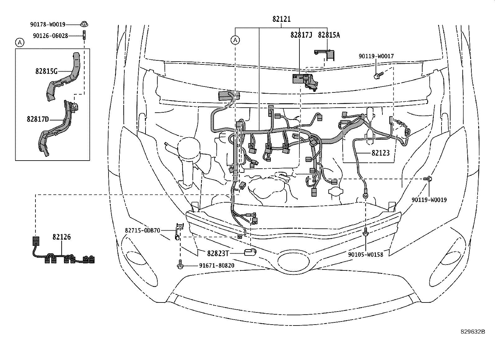 82121-0DN30 WIRE, ENGINE product image