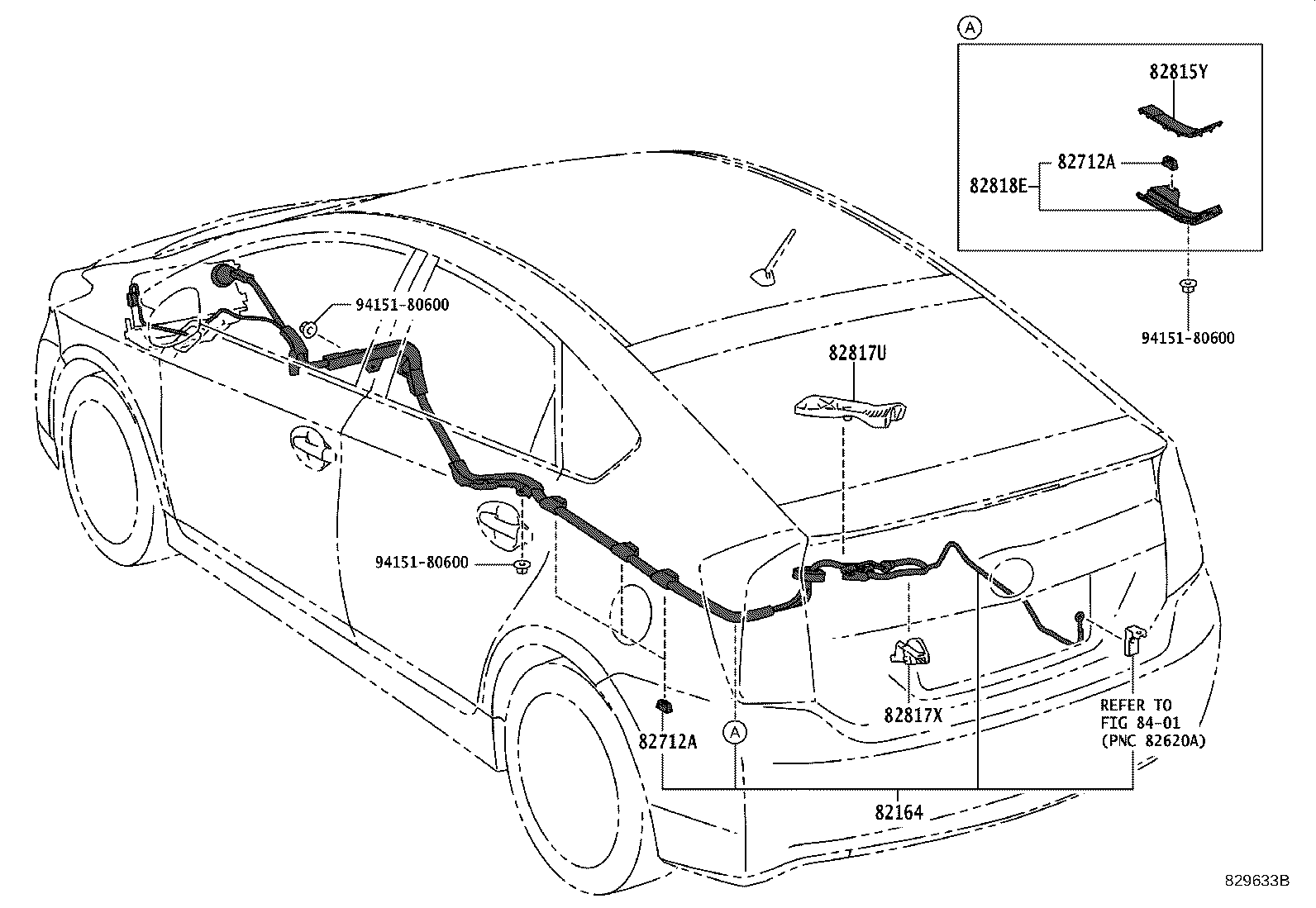 82142-47141 WIRE, INSTRUMENT PANEL, NO.2 product image