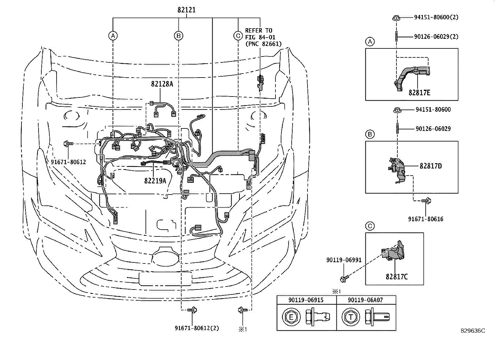82142-78210 WIRE, INSTRUMENT PANEL, NO.2 product image