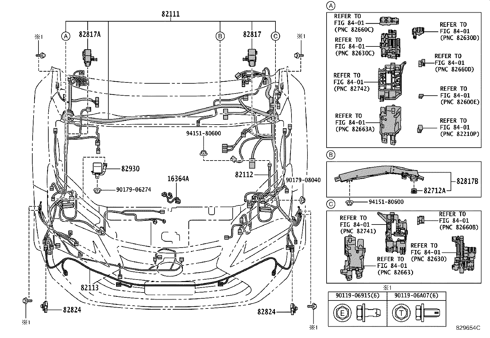 Toyota 82143-78020 WIRE, INSTRUMENT PANEL, NO.3