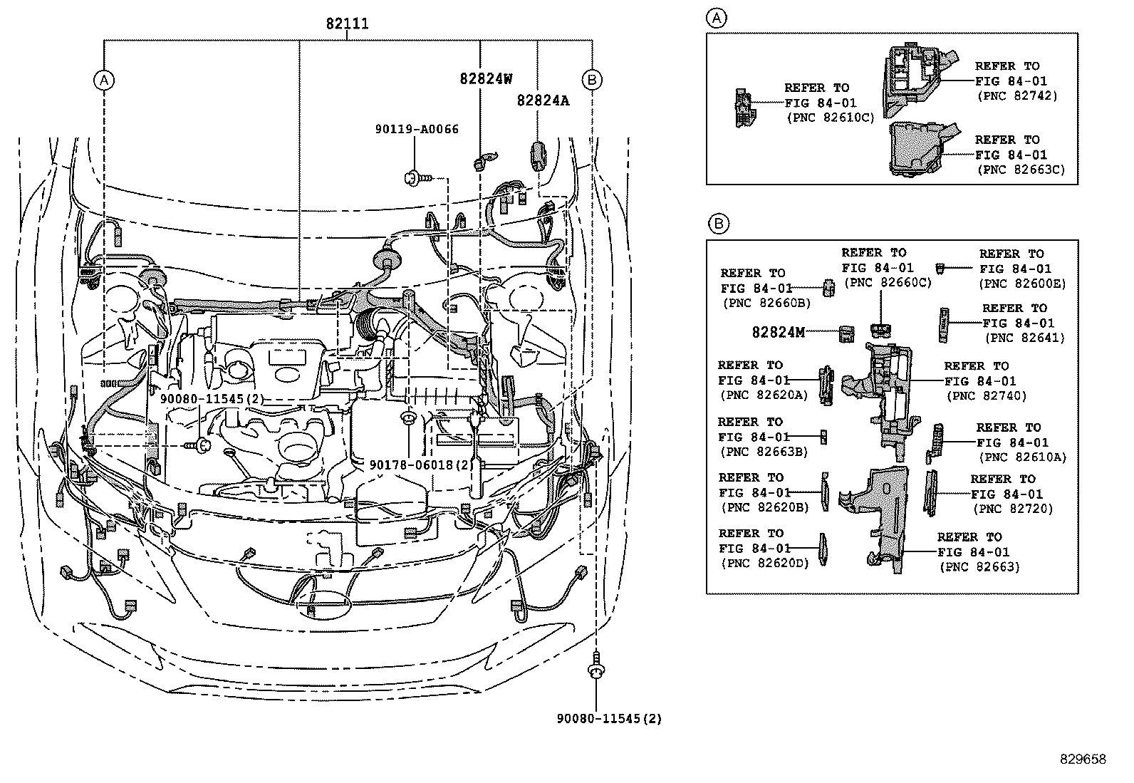 82191-06340 WIRE, FRONT SEAT, RH product image