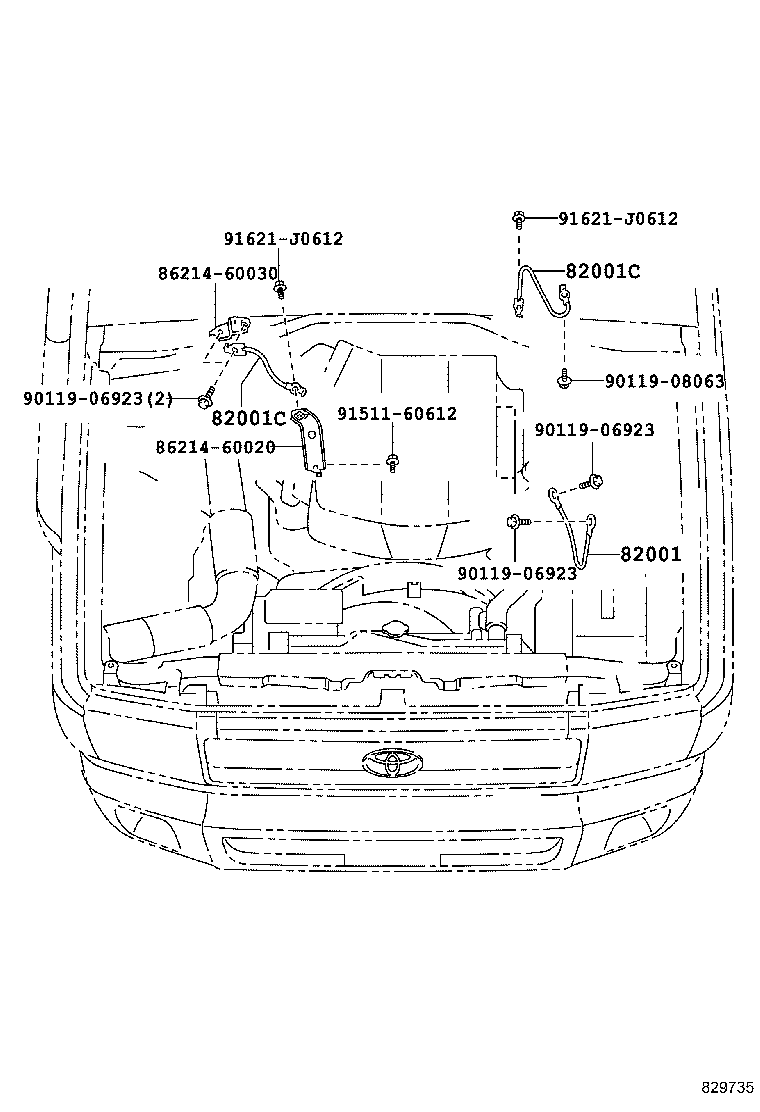 8216A-60320 WIRE, FLOOR NO.7 product image