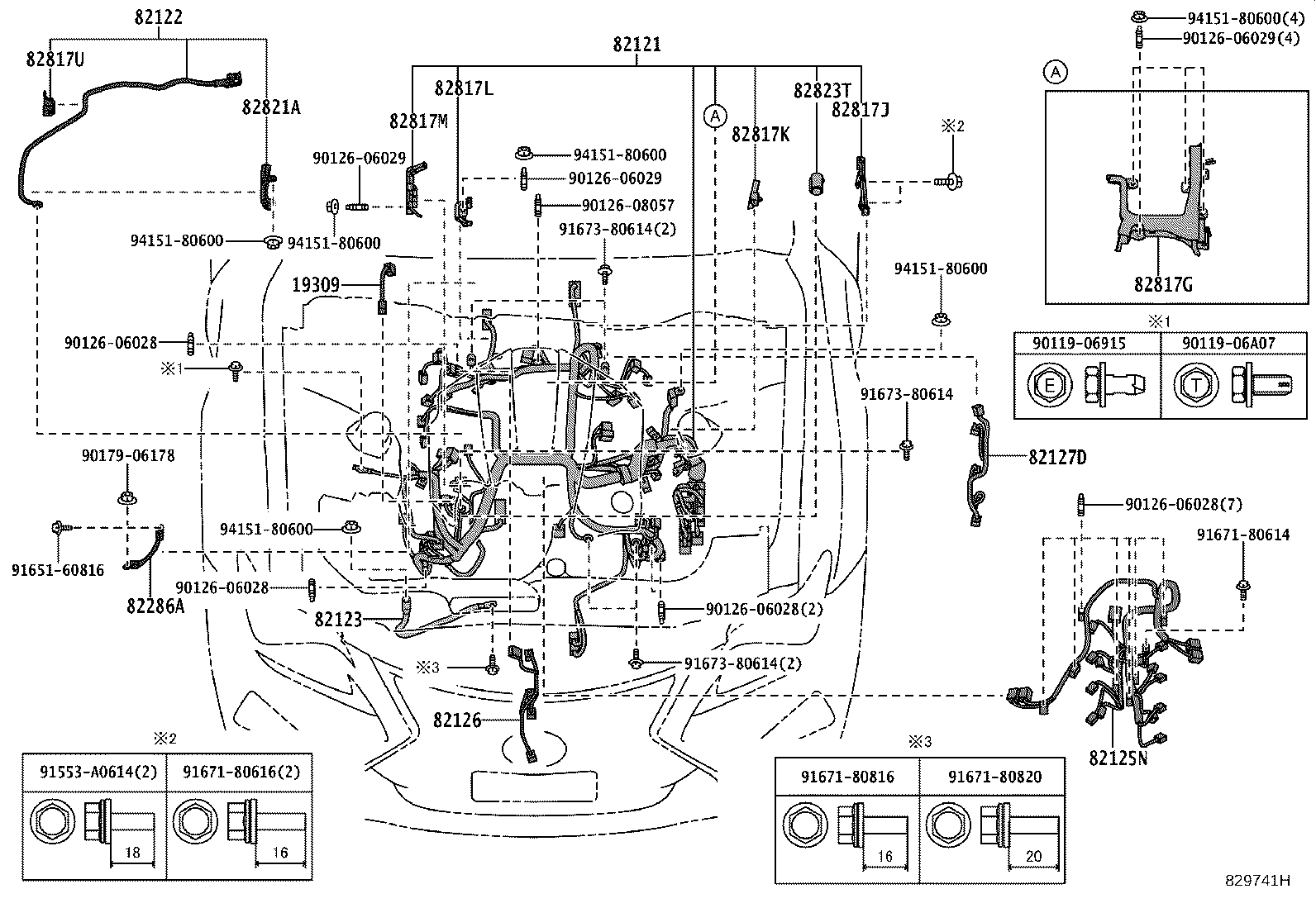82122-24360 WIRE, ENGINE, NO.2 product image