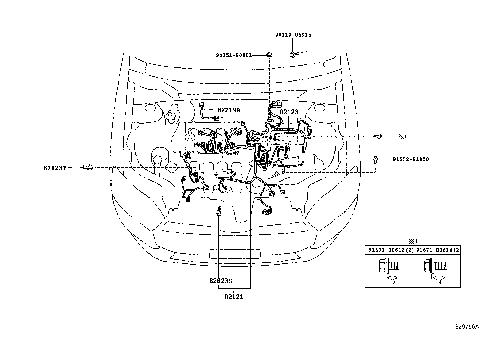 82219-52080 WIRE, SENSOR product image