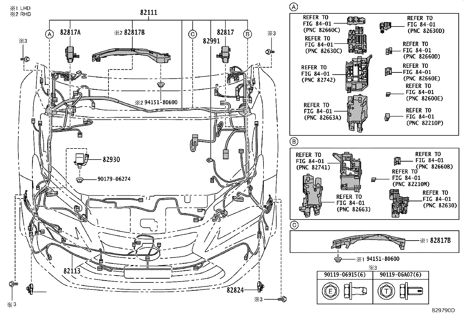 82191-78080 WIRE, FRONT SEAT, RH product image