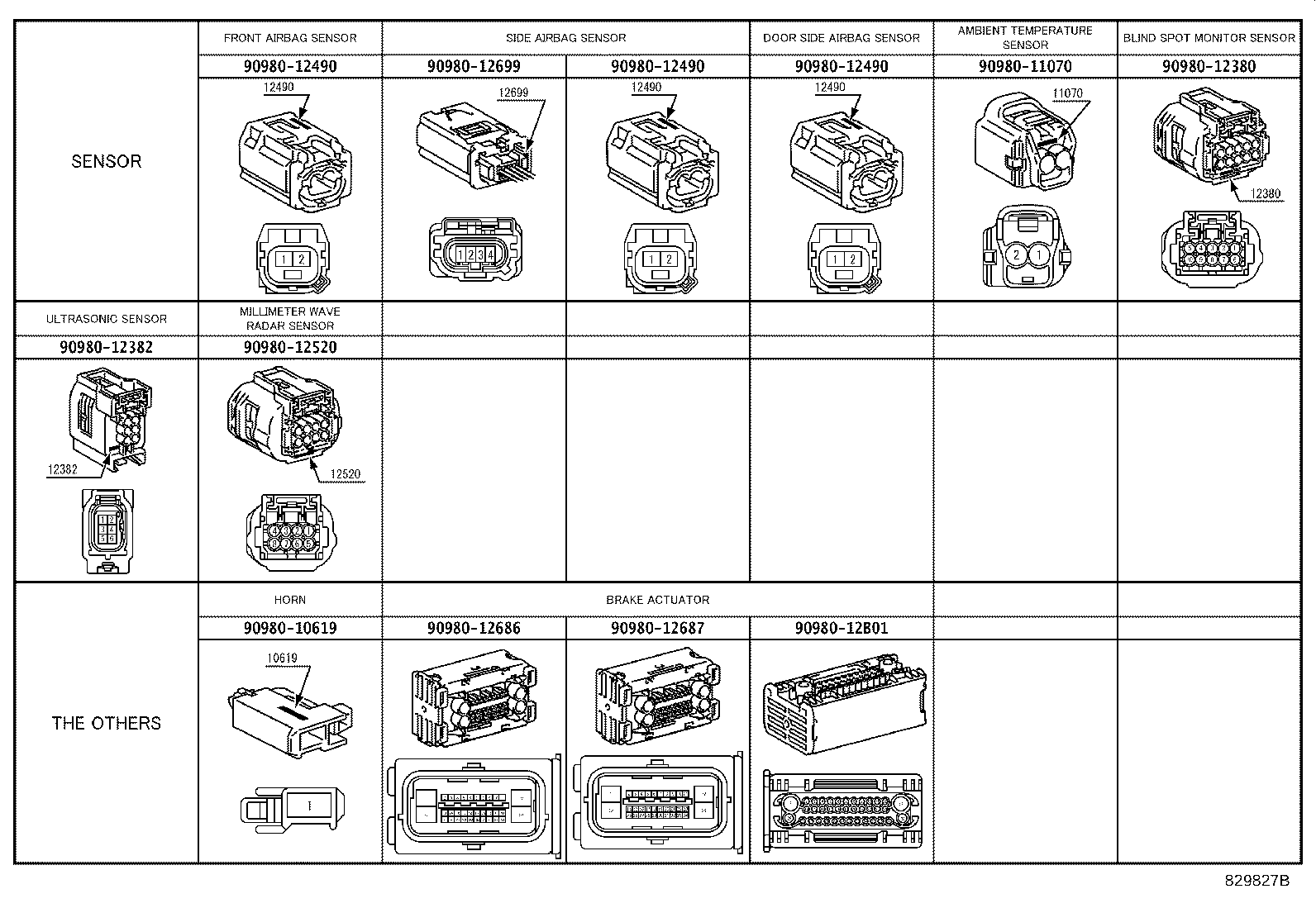 82142-0R080 WIRE, INSTRUMENT PANEL, NO.2 product image