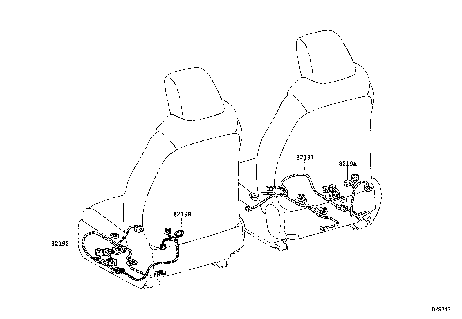 82113-62080 WIRE, MOTOR COMPARTMENT, NO.4 product image
