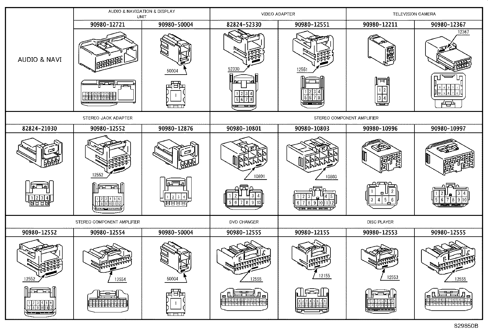 82191-50520 WIRE, FRONT SEAT, RH product image