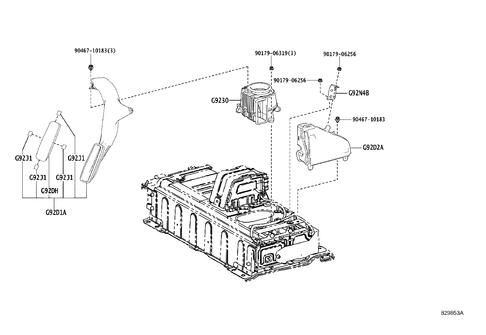 28898-77020 PLATE, BATTERY product image