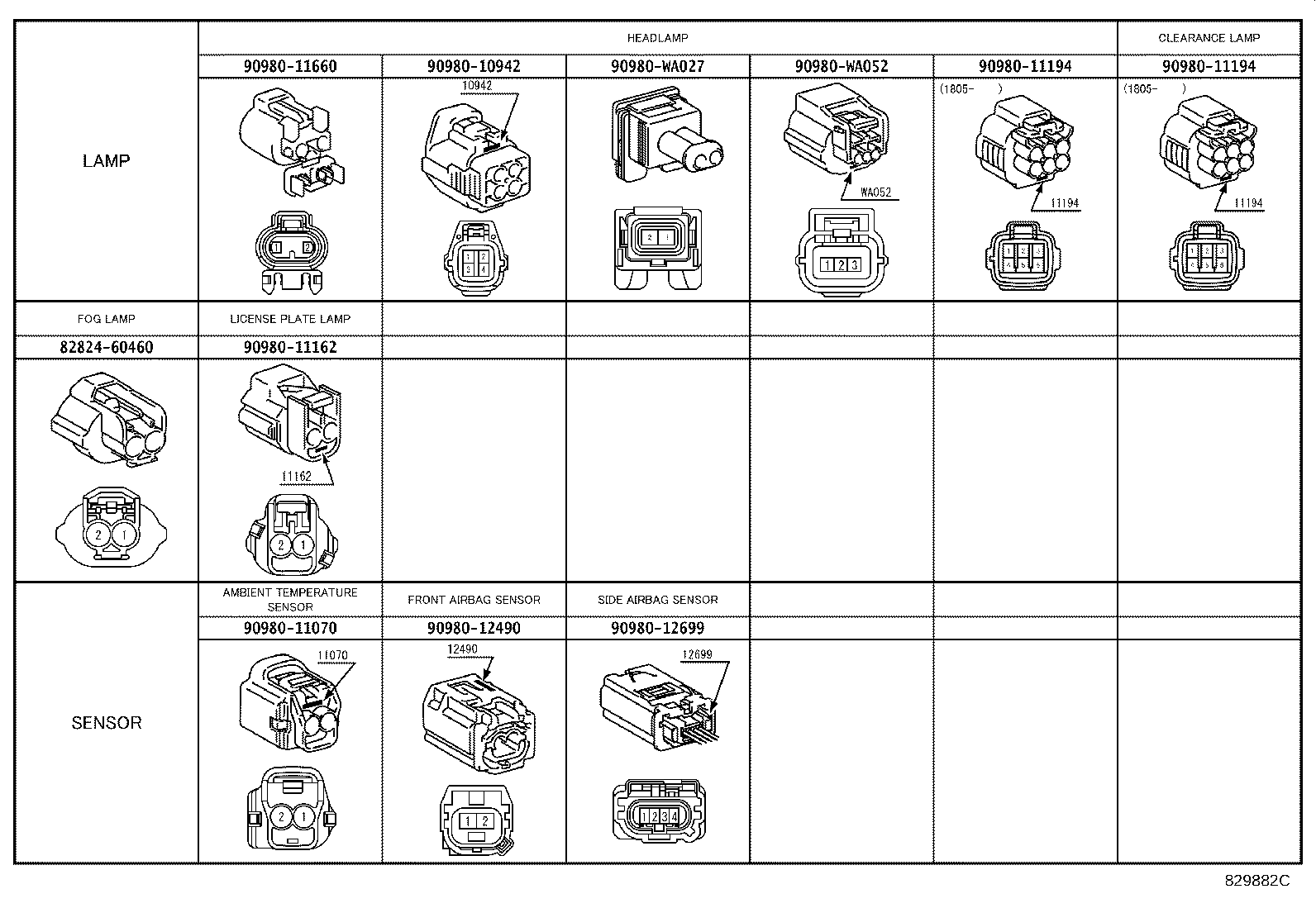 82121-0H461 WIRE, ENGINE product image